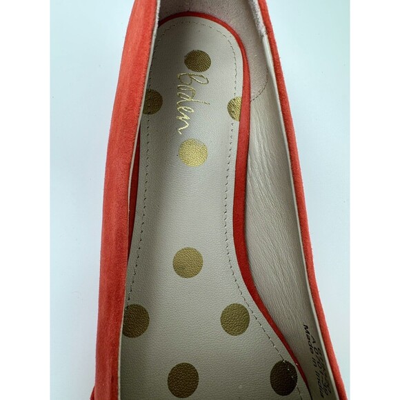 Boden NEW Scarlett Pointy Suede Colorblock Low Heel Shoe Size 39 / 9 - Picture 6 of 8
